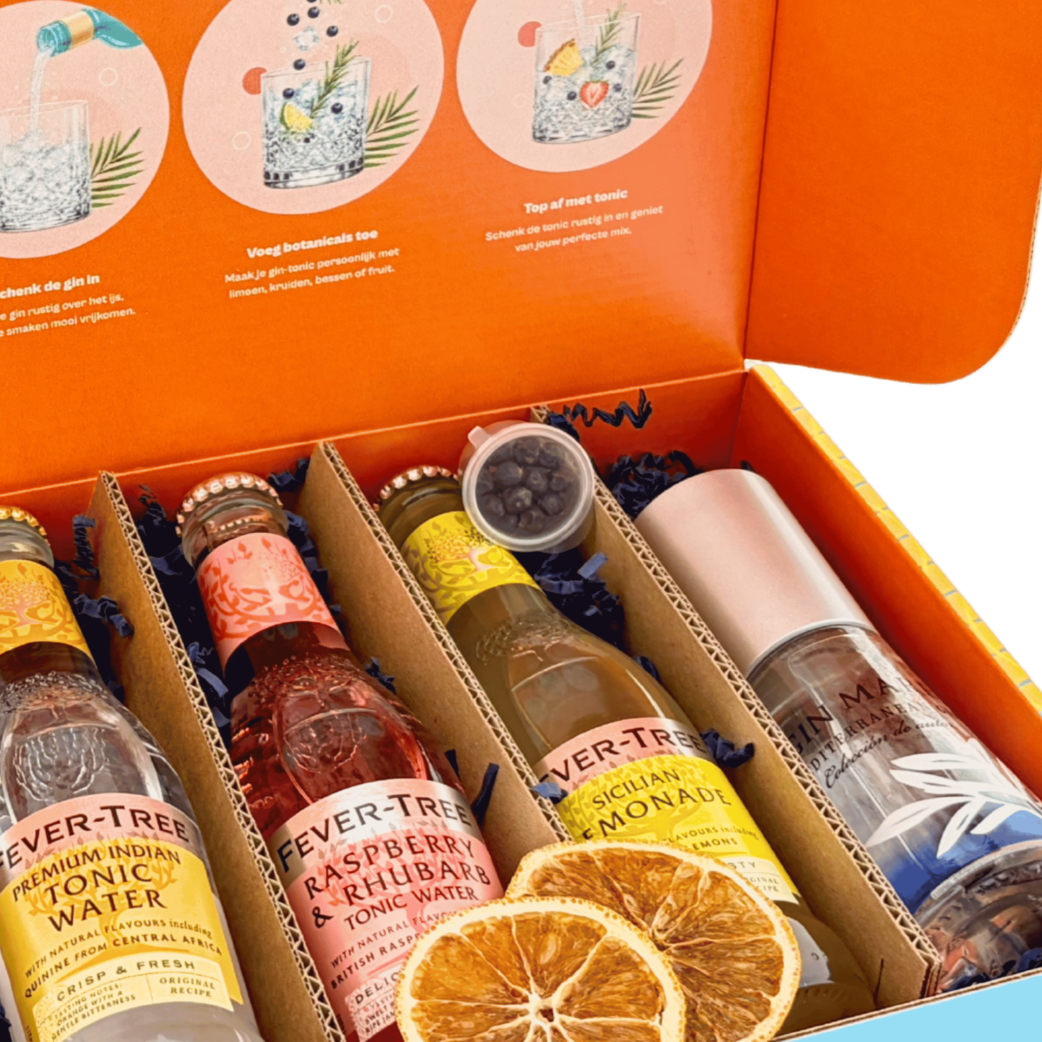 Gin Mare Fever-Tree Proeverij Giftbox open